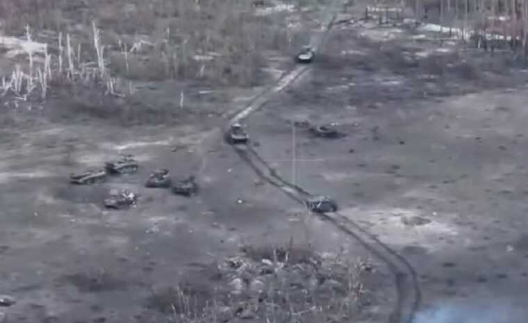 На Куп’янському напрямі ЗСУ розбили штурмову танкову колону
