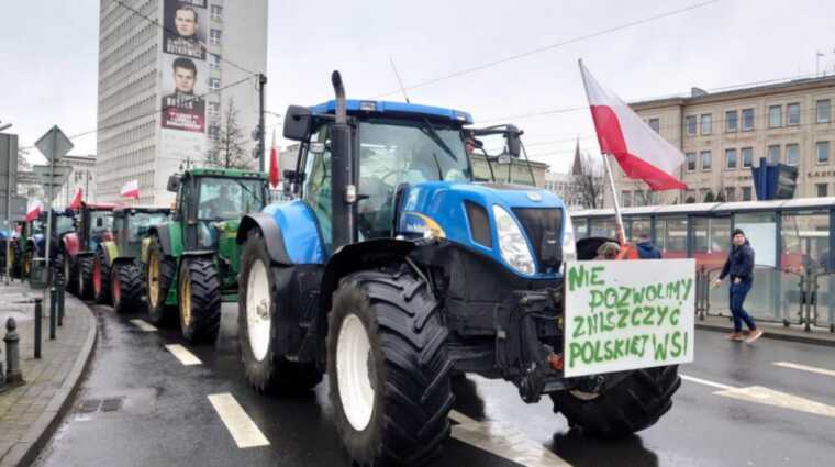 Польські фермери планують розпочати великі протести через імпорт агропродукції з України