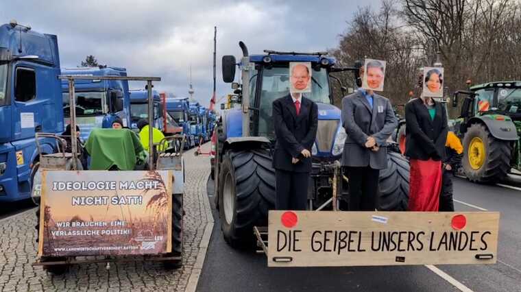 В Іспанії фермери приєдналися до європейських акцій протесту