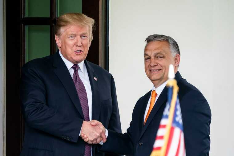 Трамп після зустрічі з прем’єром Угорщини заявив, що Орбан — сильний та фантастичний лідер