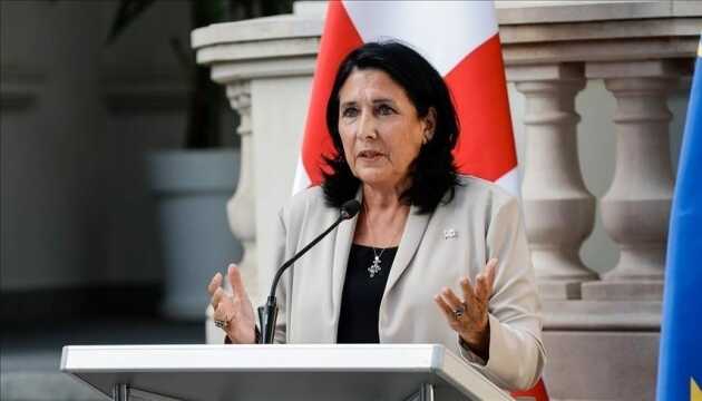 Президентка Грузії закликала негайно припинити розгін демонстрації у Тбілісі