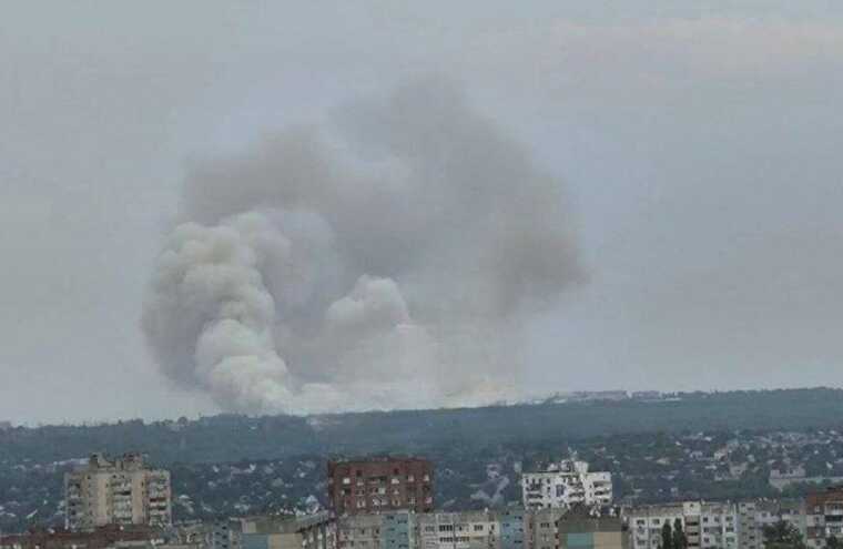 Explosions in occupied Luhansk: Storm Shadow hit, - social networks