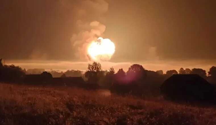 In the General Staff, they confirmed the attack on two ammunition depots in the Russian Federation