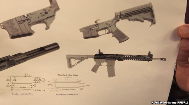 Схема винтовки М4